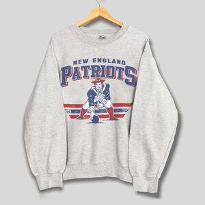 Vintage New England Patriots Football Sweatshirt, Retro NFL Patriots Shirt Tee